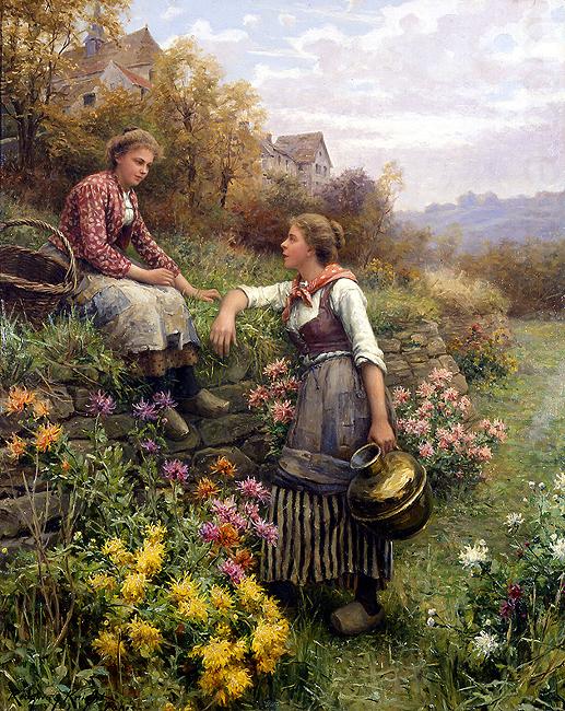 Gossips, Daniel Ridgeway Knight